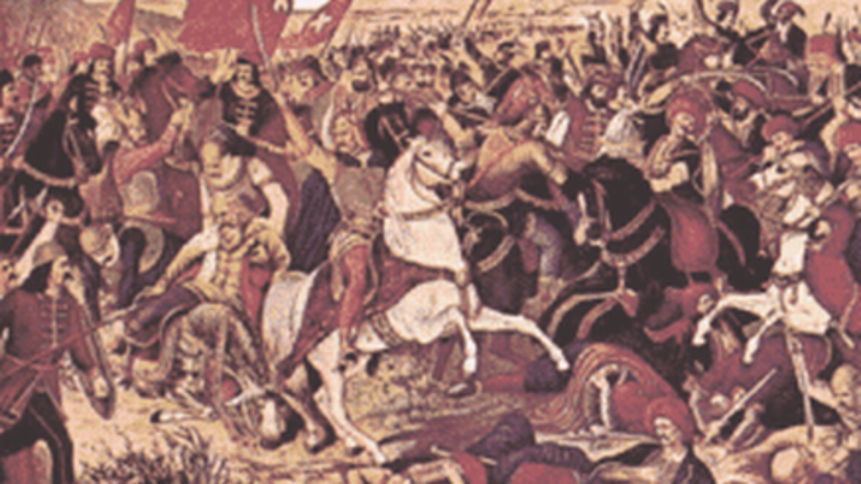 Bitka na Kosovem polju leta 1389.
