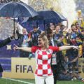 Kolinda Grabar-Kitarović na podelitvi pokala, svetovno prvenstvo v nogometu Rusija 2018