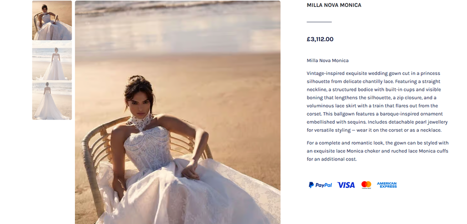 tina gaber | Avtor: theweddingshop.uk