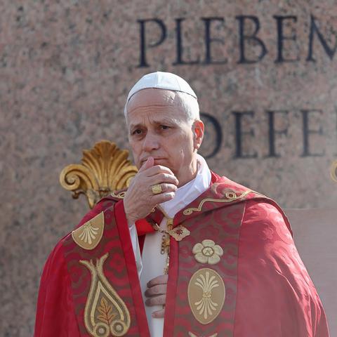 Papež Leon XIV, cvetna nedelja