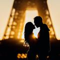 Pariz, romantika, ljubezen, par