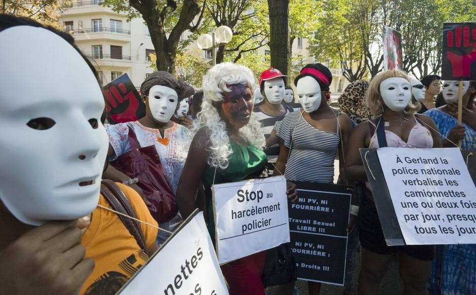 Protest prostitutk v Lyonu | Avtor: Reuters