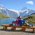 Švica Alpe par sreča počitek dopust