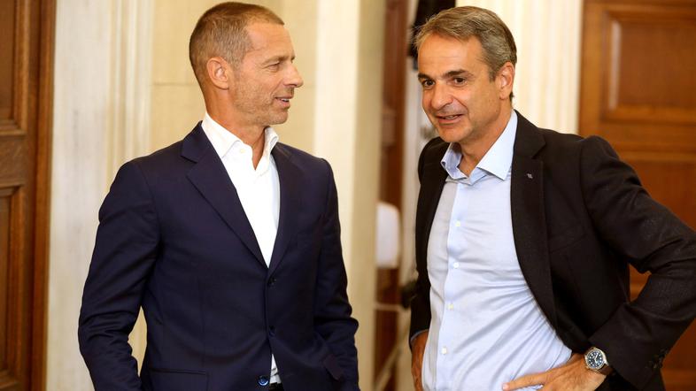 Aleksander Čeferin Kiriakos Micotakis