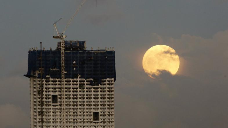 Super luna Manila Filipini