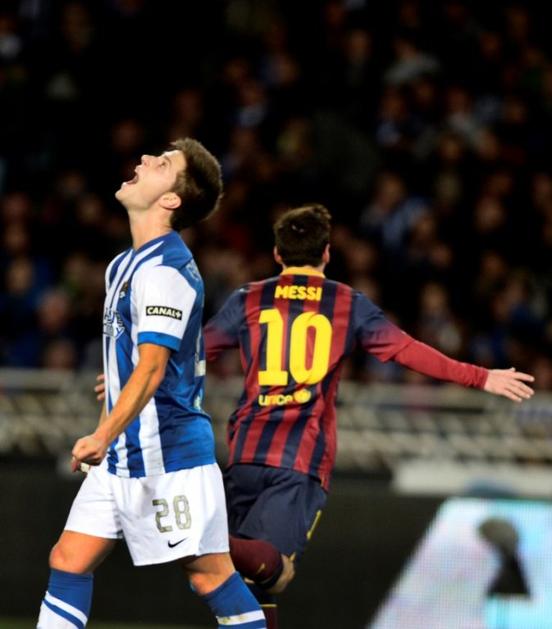 Messi Gaztanaga Real Sociedad Barcelona Copa del Rey španski pokal polfinale