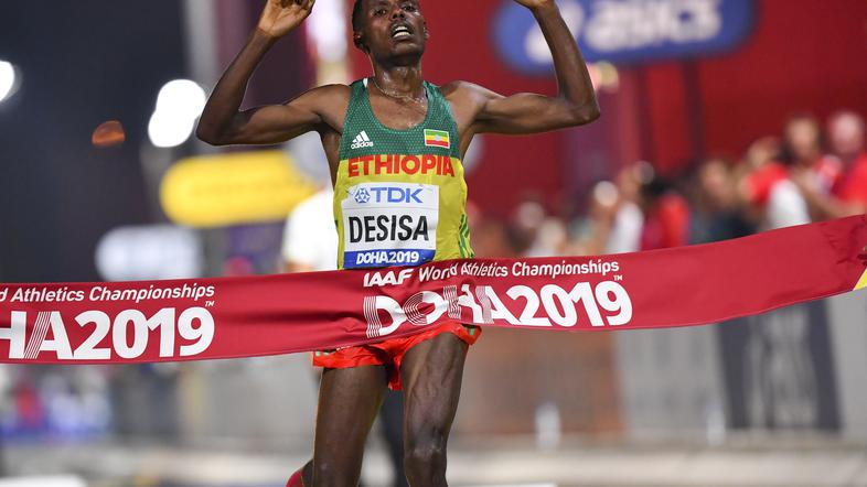 Lelisa Desisa maraton Doha SP v atletiki