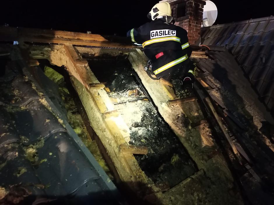 Srednja vas v Bohinju, požar, gašenje požara | Avtor: PGD Bohinjska Bistrica