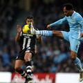 Manchester City Newcastle United Joleon Lescott Hatem Ben Arfa