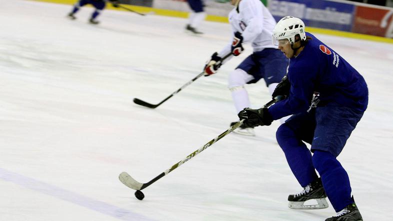 Prizor z enega izmed nedavnih treningov slovenske reprezentance. (Foto: Nik Rova