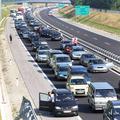 Kolone na avtocesti Ptuj