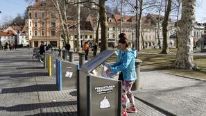 smetnjak smeti Slovenija Ljubljana