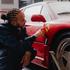 Lewis Hamilton in ferrari F40