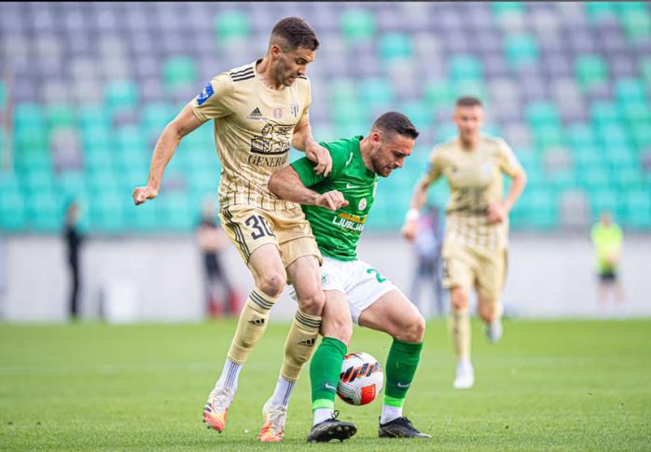 Olimpija : Mura | Avtor: Twitter/NŠ Mura