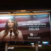 Melania billboard