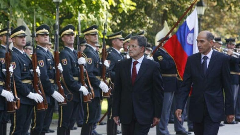 Prodijev obisk v Sloveniji je tokrat že drugi letos. Prvič je italijanski premie