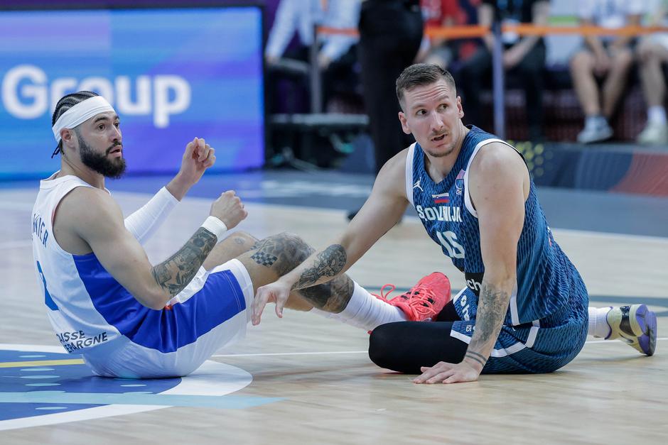 eurobasket 2025 francija slovenija, gregor hrovat | Avtor: Saša Despot