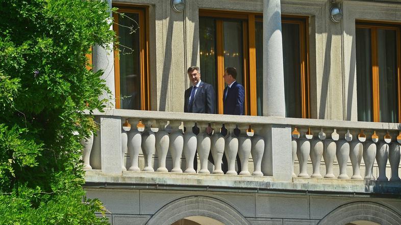 Srečanje Mira Cerarja in Andreja Plenkovića v Ljubljani