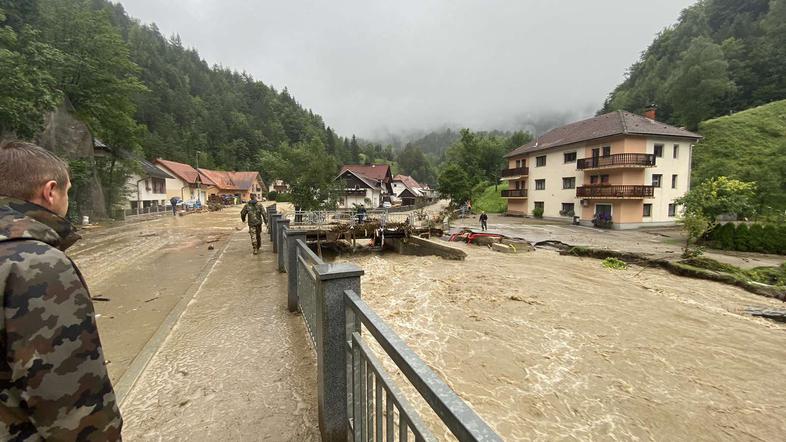 razmere v Črni na Koroškem