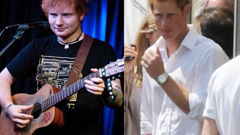 Ed Sheeran, princ Harry