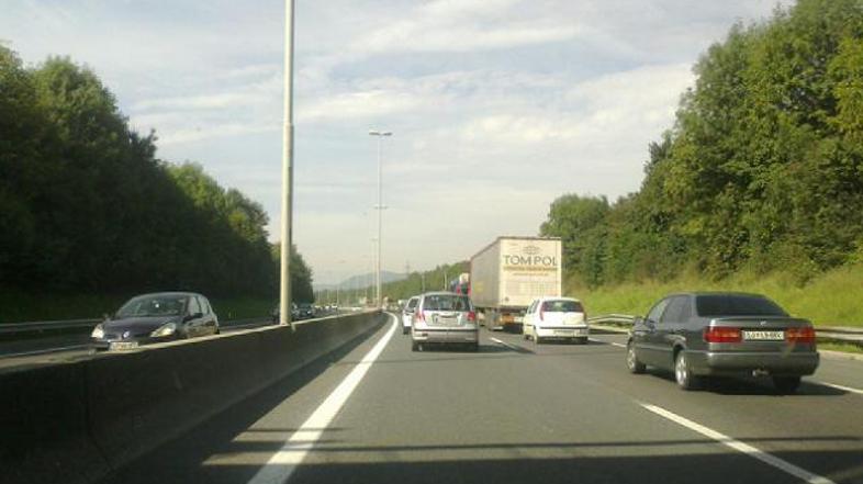 promet, ljubljana, zastoj
