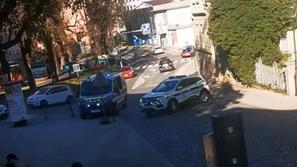 Policija, posredovanje v Novem mestu