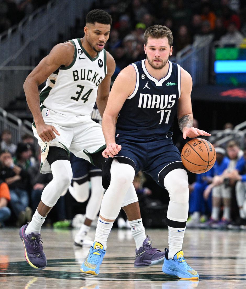 Luka Dončić Giannis Antetokounmpo | Avtor: Profimedia