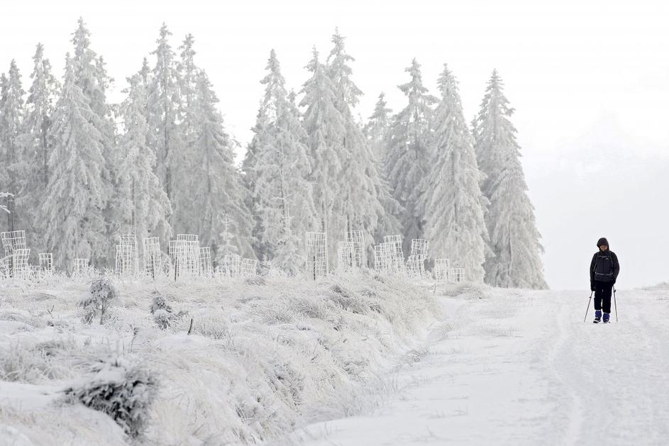 Belgija, sneg