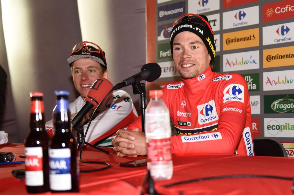 Tadej Pogačar in Primož Roglič | Avtor: Profimedia