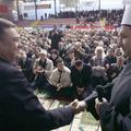 V dvorani Kodeljevo sta zbrane nagovorila mufti Nedžad Grabus in ljubljanski žup