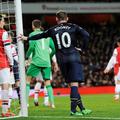 Rooney Rosicky Arsenal Manchester United Premier League Anglija liga prvenstvo