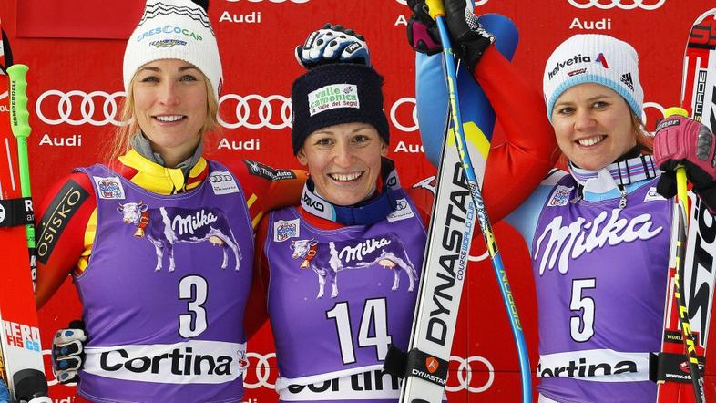 Elena Fanchini Rebensburg Yurkiw Cortina smuk