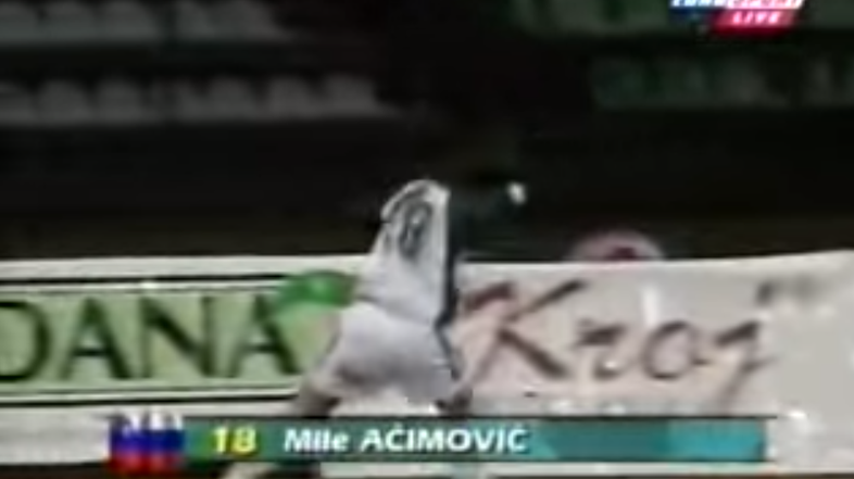 Mile Aćimović Slovenija Ukrajina 1999