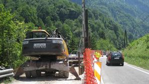 Na državni cesti Bled–Bohinjska Bistrica v Soteski bo polovična zapora predvidom