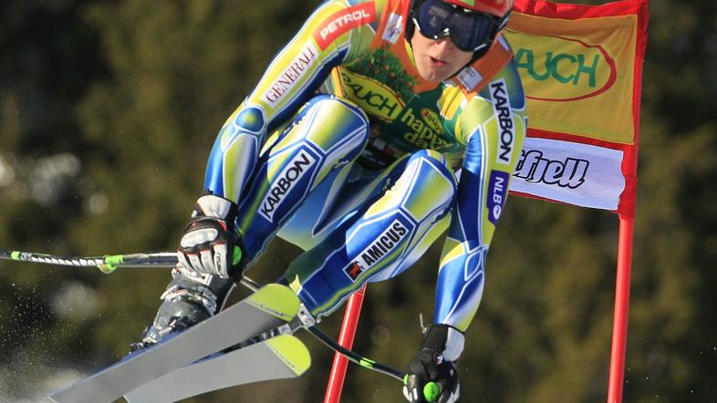 Andrej Šporn je bil dolgo v igri za stopničke, nato pa ga je z njih izrinil zmag