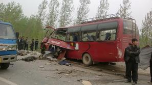 Prometna nesreča na Kitajskem.