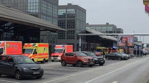 Evakuacija letališča v Hamburgu