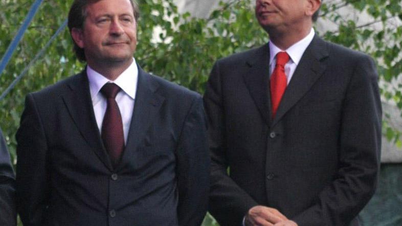 Karl Erjavec in Borut Pahor. Slednji trdi, da sta še vedno prijatelja. (Foto: An
