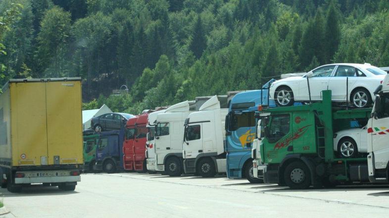 avtoprevozniki, Karavanke, zapora