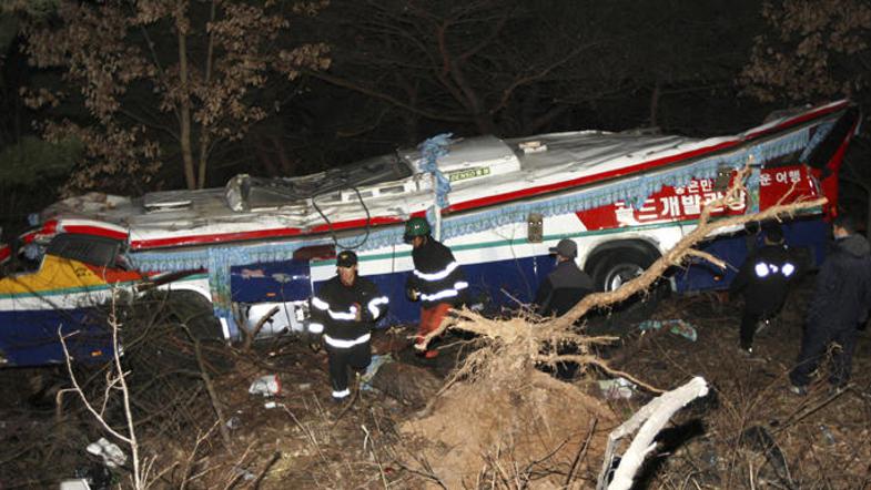 Avtobus nesreča Južna Koreja