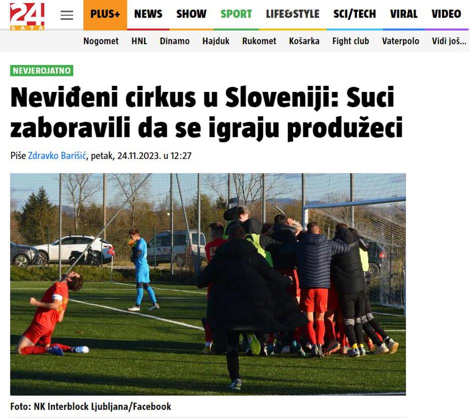 Tuji mediji o slovenskem nogometu | Avtor: 24sata