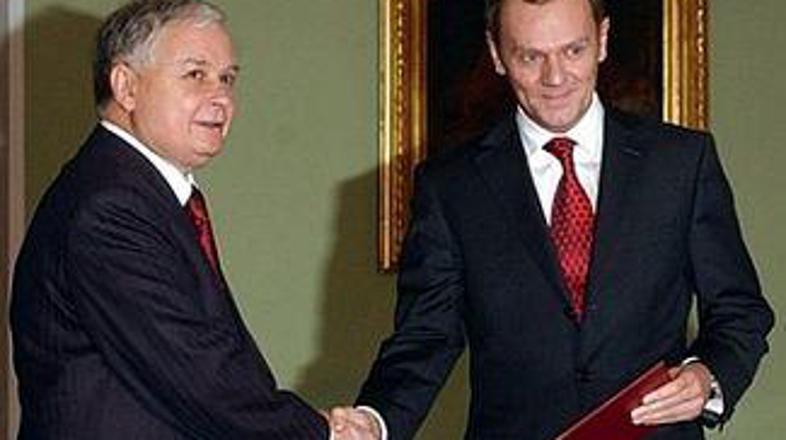 Lech Kaczynski je tudi uradno nominiral Donalda Tuska, ki bo na položaju predsed