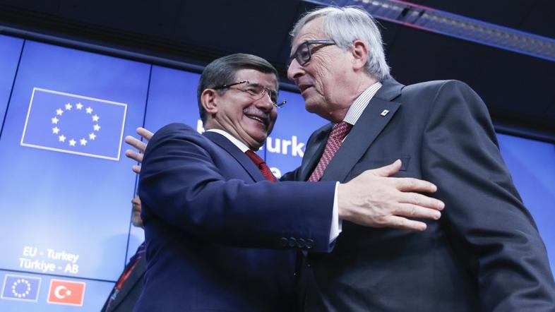 Ahmet Dvutoglu in Jean-Claude Juncker