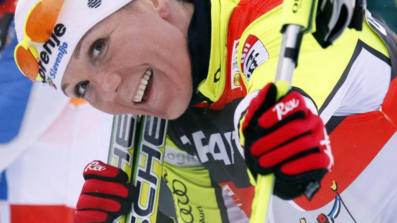 Petra je spet nasmejana in trdo trenira za novo zimsko sezono. (Foto: Reuters)