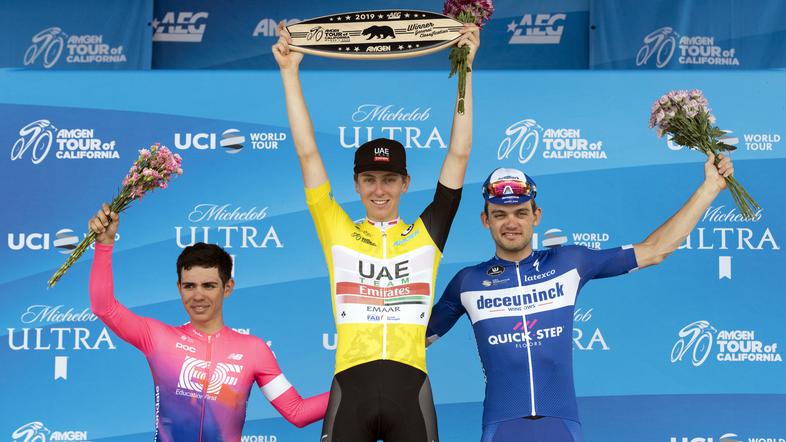 Tadej Pogačar, zmagovalec dirke po Kaliforniji