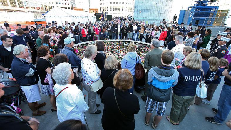 Žalna slovesnost v New Yorku. (Foto: EPA)