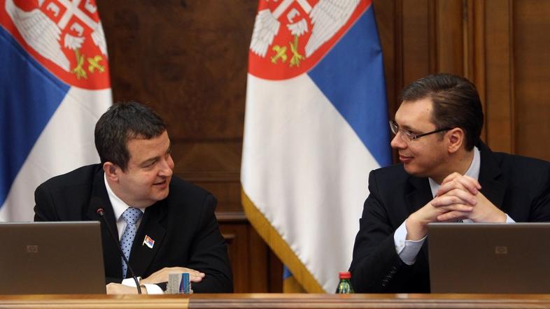 Ivica Dačić in Aleksander Vučić