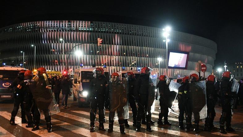 Bilbao policija navijači Spartak