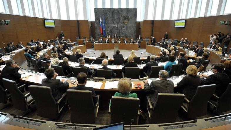 slovenija 16.04.12, poslanci, seja, redna seje DZ, na kateri so dolocili dnevni 