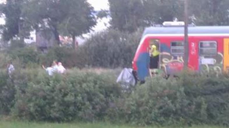 Vlak povozil moškega